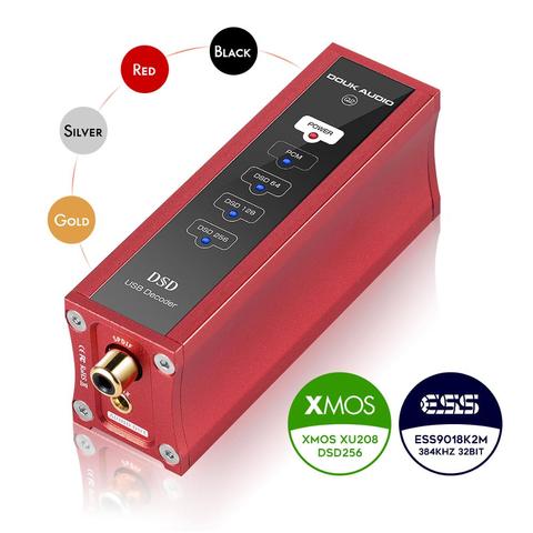Nobsound Mini XMOS XU208 USB DAC декодер аудио преобразователь коаксиальный цифровой интерфейс DSD256 32 бит 384 кГц ► Фото 1/6
