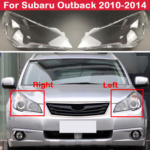 Крышка для автомобильного налобного фонаря, прозрачный абажур, крышка для фары, стекло для объектива для Subaru Outback 2010-2014 ► Фото 1/5