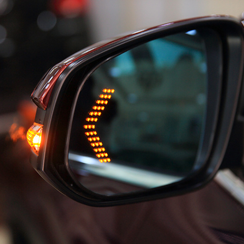 Автомобильный светодиодный фонарь для зеркала заднего вида для VW Polo, Passat B5, Golf 4, 5, 6, Jetta Mk6, Tiguan, Golf CrossFox Plus, Eos Scirocco, 2 шт. ► Фото 1/6