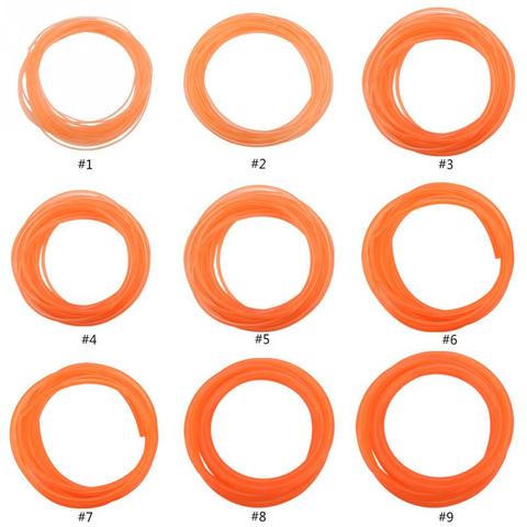 Оранжевый Гладкий полиуретановый круглый ремень для передачи данных ► Фото 1/6