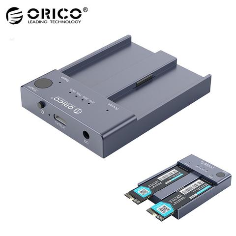 Док-станция ORICO Dual Bay M.2 NGFF NVMe, 10 Гбит/с, USB 3,1, Type-C ► Фото 1/6