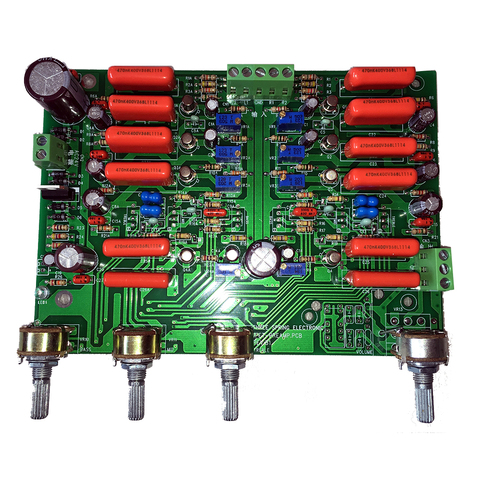 HIFI JFET 3DJ7F, четырехтрубный предусилитель LM317, регулятор напряжения, предусилитель с потенциометром среднего уровня переменного тока 24C ► Фото 1/6