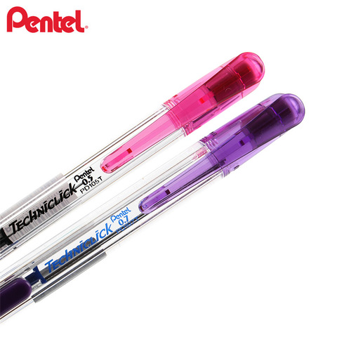 1 шт. Pentel Pd105T 107T Techniclick механические карандаши 0,5/0,7 мм боковые нажмите канцелярские товары для школы офиса письменные принадлежности многоцветный ► Фото 1/5