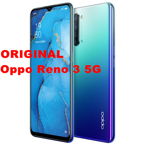 В наличии новый смартфон Oppo Reno 3 5G Mediatek 1000L 6,4 дюйма 128x12 Гб ОЗУ Гб ПЗУ МП 5 камер VOOC экран отпечаток пальца ► Фото 1/6