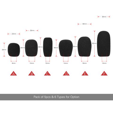5 шт., накладки на мини-микрофон ► Фото 1/6