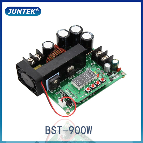 Цифровой регулятор напряжения постоянного тока JUNTEK BST900W, модуль преобразователя постоянного тока «сделай сам» от 0-80 В до 10-120 в ► Фото 1/4