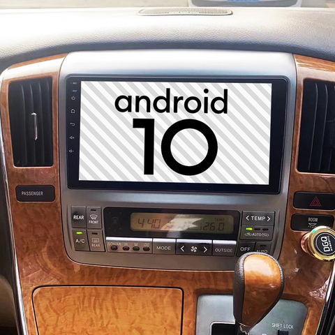 Автомобильный мультимедийный плеер для Toyota Alphard 2007 2006 2005 2004 Android 10,0 Gps BT Навигация стерео магнитофон радио головное устройство ► Фото 1/6