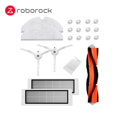 Аксессуары для робота-пылесоса Roborock, фильтр, основная и боковая щетки, для пылесоса S50, S51 и Xiaomi Robot 1/1S, оригинал ► Фото 1/6