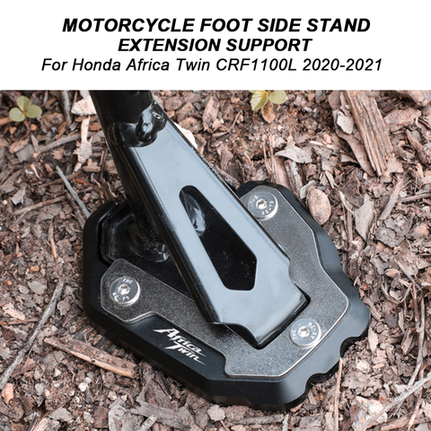 Выдвижная ножка для мотоцикла, боковая подставка, удлинитель, опорная пластина для Honda CRF1100L CRF 1000 L Africa Twin 2022 ► Фото 1/6