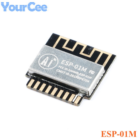 ESP-01M ESP8285 WIFI модуль беспроводной передачи SMD IOT 1 Мбайт вспышка ► Фото 1/4