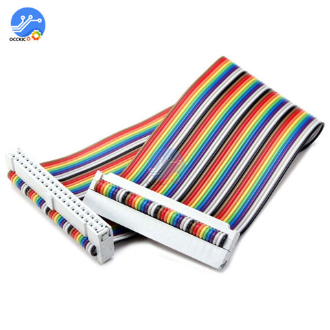 20 см 40 PIN Way GPIO Rainbow ленточный кабель для Raspberry Pi Model B / Model B + ► Фото 1/6