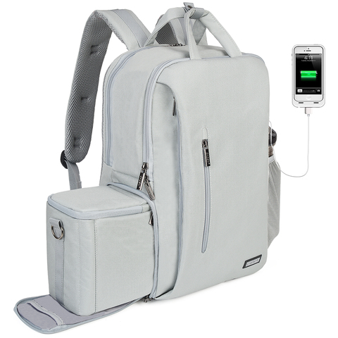 CADeN dslr камера сумка, водонепроницаемый рюкзак на плечо для ноутбука Цифровая камера и объектив фотография багажные сумки чехол для Canon Nikon ► Фото 1/6