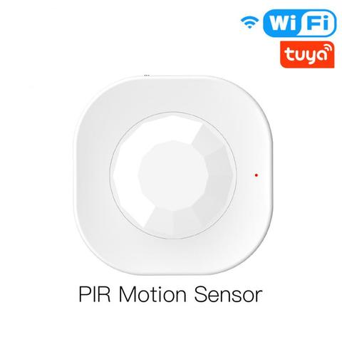 Smart Home WiFi PIR Motion Sensor Human Body Infrared Security Alarm Detector Work With Alexa Google Home Dropshipping ► Фото 1/6