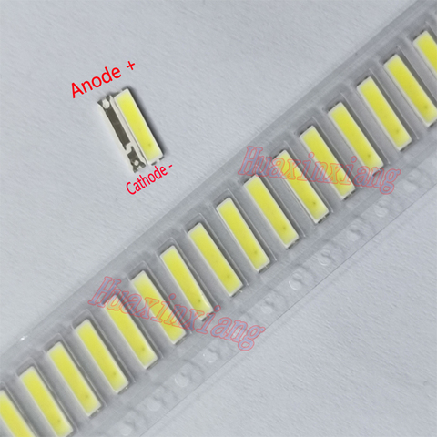 100 шт./лот SMD LED 8520 3 в 0,5 Вт 8,5 мА холодный белый для ремонта телевизора LG приложение для подсветки 2,0 * мм ► Фото 1/3