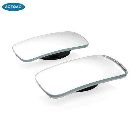 AQTQAQ 1 пара зеркало для слепых пятен-вспомогательное зеркало заднего вида HD выпуклое зеркало подходит для всех универсальных автомобилей и водителей ► Фото 1/6
