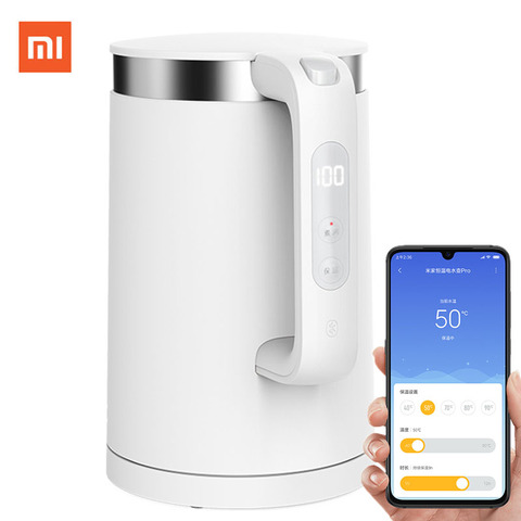 Xiaomi MIjia Электрический чайник Pro Теплоизоляционный чайник умный чайник с постоянной температурой самовар с управлением через приложение ► Фото 1/6