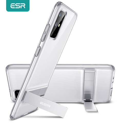 Чехол для телефона ESR для Samsung Galaxy S20 Plus S20, ультраметаллический Вертикальный чехол-бампер из ТПУ с подставкой для S20 Ultra, чехол ► Фото 1/6