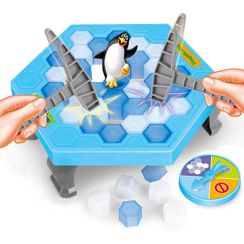 Забавный Пингвин ловушка интерактивные вывеска Indoor Board игра «ледокол» сохранить родитель-ребенок стол развлечений игрушки для детей, подар... ► Фото 1/4