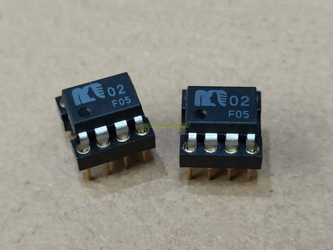 Новые оригинальные аудио чипы MUSES02 MUSES 02 IC OPAMP 11 МГц DIP-8 dual op усилитель (отправка 1 шт. IC base) ► Фото 1/2