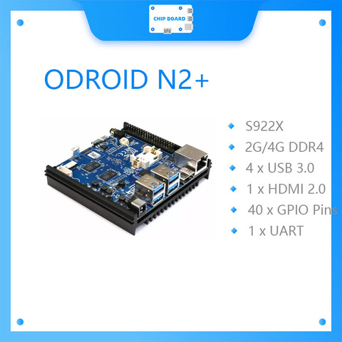 ODROID N2 + с оперативной памятью 2 ГБ 4 ГБ для разработчиков S922X ► Фото 1/3