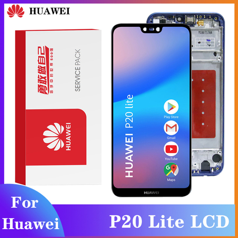 Оригинальный дисплей для Huawei P20 Lite ЖК-экран для Huawei Nova 3e ЖК-дисплей сенсорный экран дигитайзер в сборе ► Фото 1/6