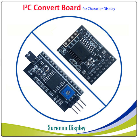 Последовательный модуль платы преобразования IIC / I2C / TWI для 0802 1601 1602 2002 4002 1604 2004 символьный ЖК-модуль для Arduino ► Фото 1/6