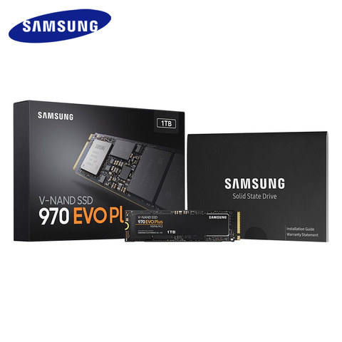 100% SAMSUNG SSD M.2 ТБ 500 Гб 250 ГБ 970 EVO Plus NVMe Внутренний твердотельный накопитель, жесткий диск M2 2280 TLC PCIe Gen 3,0x4,NVMe 1,3 ► Фото 1/6