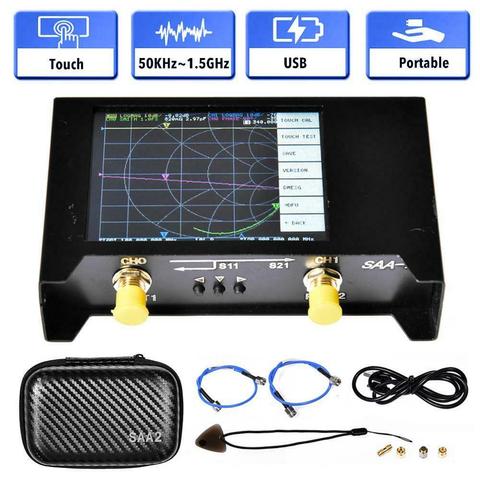 NanoVNA Векторный анализатор сети TZT 50K-3 ГГц, антенна, анализатор коротковолнового металла SAA2 ► Фото 1/6