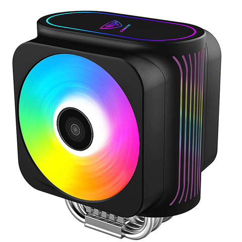 Кулер Pccooler с 6 тепловыми трубками, кулер для ЦП 12 см, адресуемый RGB двойной ШИМ-вентилятор для Intel 115X 2011 2066 AMD AM4, охлаждение ЦП для компьютера ► Фото 1/6