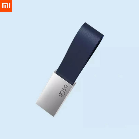 Оригинальный Xiaomi U Disk 64 Гб USB 3,0 Высокоскоростная передача компактный размер ремешок дизайн легко носить с собой металлический корпус USB 64 ГБ ► Фото 1/6