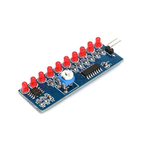 NE555 + CD4017 бег светодиодный поток светодиодный светильник электронный производственный комплект DIY Kit ► Фото 1/5