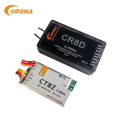 Модуль Corona 2,4 ГГц для самостоятельной сборки CT8Z (DSSS) с приемником CR8D CR6D CR4D CR3D ► Фото 1/5