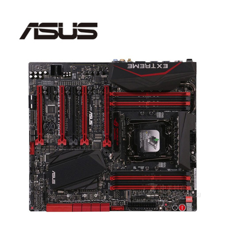 Для ASUS RAMPAGE V EXTREME/U3.1, оригинальная б/у настольная X99 X99M 2011 розетка LGA 2011 Core i7 LGA2011 V3 DDR4 материнская плата ► Фото 1/1