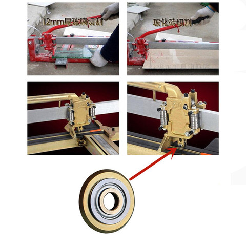 22 мм ручной резак для плитки и кирпича, головка ножа, вращающийся подшипник из твердого сплава, колесо, аксессуары для режущей машины ► Фото 1/6