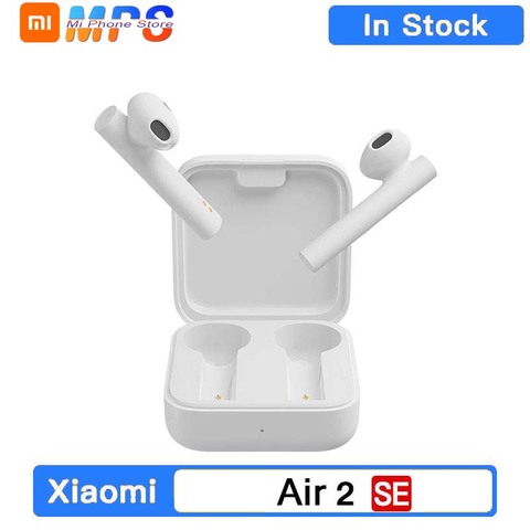 Новые Xiaomi Air2 SE беспроводные Bluetooth наушники TWS AirDots Pro 2SE SBC/AAC Mi True наушники с низким запасом 20h длительное время ожидания с Bo ► Фото 1/6