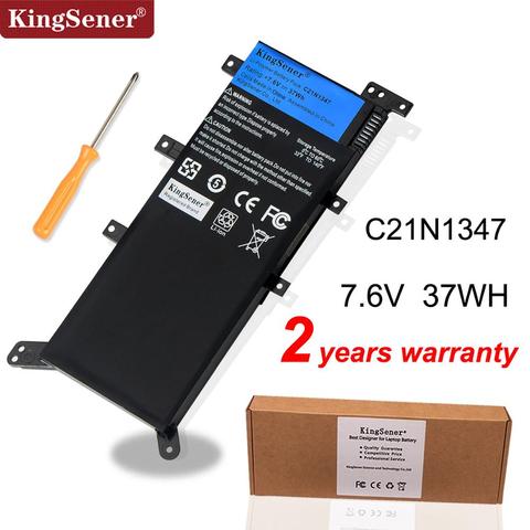 Аккумулятор KingSener для ноутбуков ASUS, KingSener C21N1347 7,5 В, 37 Вт/ч, для моделей X554L X555 X555L X555LA X555LD X555LN X555MA 2ICP4/63/134 C21N1347, новый ► Фото 1/6