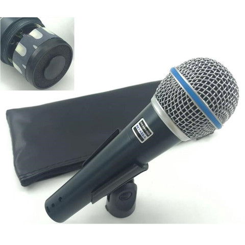 Суперкардиоидный микрофон, профессиональный проводной динамический вокальный микрофон Beta58A Beta 58A 58 A, микрофон для караоке, микрофонный микрофон ► Фото 1/4