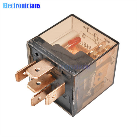 12 В 24 В постоянного тока, водонепроницаемое автомобильное реле 80A 100A 5Pin SPDT, Автомобильное устройство управления, автоматические реле, электр... ► Фото 1/6