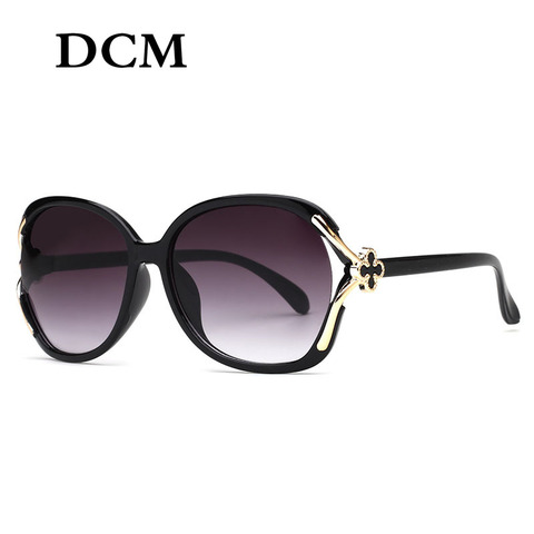 Женские винтажные солнцезащитные очки DCM, брендовые дизайнерские очки в овальной большой оправе, Lunette De Soleil UV400 ► Фото 1/1
