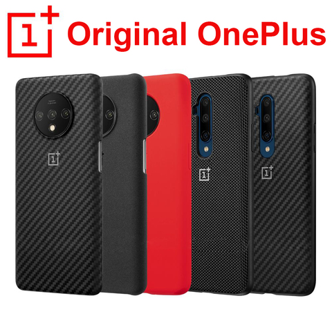 Оригинальный чехол для OnePlus 7 Pro, официальный защитный нейлоновый чехол-бампер с зернистой текстурой для OnePlus 7T ► Фото 1/6