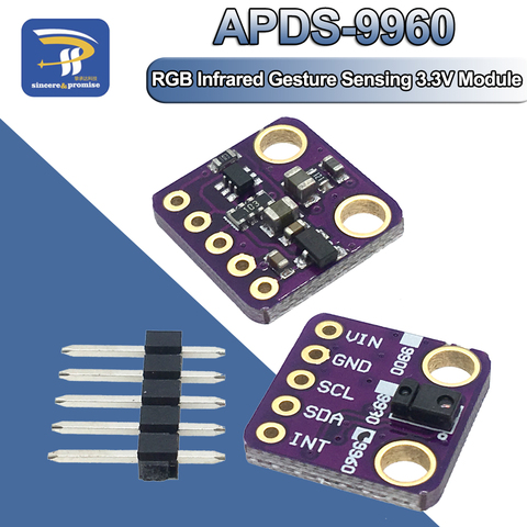 GY-9960-LLC APDS-9960 RGB и жест Сенсор модуль 3V-5V IIC I2C прорыв для Arduino APDS-9900 цифровой Защита окружающей среды ► Фото 1/6