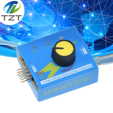 TZT устройство для проверки сервопривода, устройство для проверки консистенции CCPM, 3 канала 4,8-6 в с индисветильник ► Фото 1/6