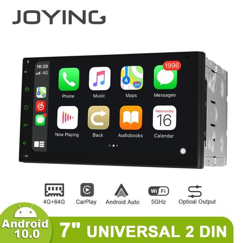 Мультимедийная магнитола Joying, универсальная мультимедийная система на Android 10, с 7 