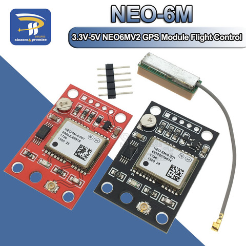 Модуль GPS NEO6MV2 для Arduino, с управлением полетом, EEPROM Control ler MWC APM2 APM2.5, большая антенна, для платы Arduino ► Фото 1/6