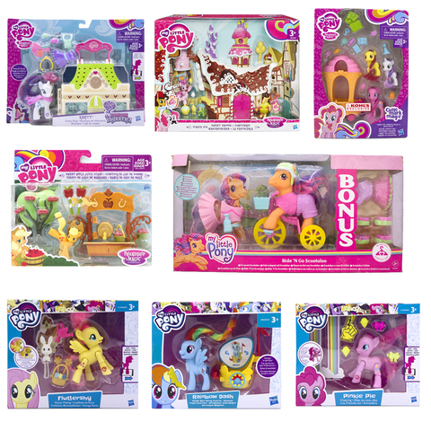 Портативный ящик для хранения Hasbro MY LITTLE PONY, домашний магазин, игрушка для одежды, подарок на Рождество ► Фото 1/6