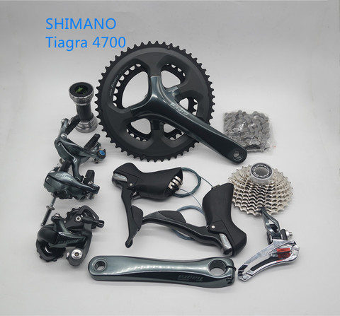 SHIMANO Tiagra Groupset 4700 переключатель дорожный велосипед 2x10 скорость 50-34 52-36T 20s переключатель набор ► Фото 1/1