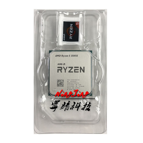 Процессор AMD Ryzen 5 3500X R5 3500X 3,6 ГГц шестиядерный шестипоточный процессор 7NM 65 Вт L3 = 32M 100-000000158 разъем AM4 новый, но без вентилятора ► Фото 1/1