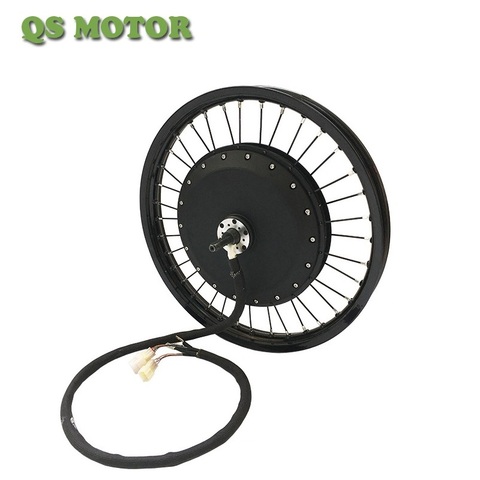 QSMOTOR273 40H V3 8000 Вт Электрический мопед, мопед, велосипед, спицевой мотор 152 мм, выпускные отверстия ► Фото 1/3