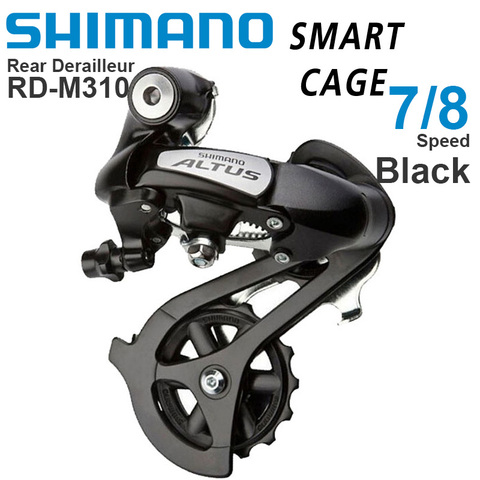Задний переключатель передач SHIMANO ALTUS RD-M310 7/8 Скорость 3x7s 3x8s для горного велосипеда ► Фото 1/3