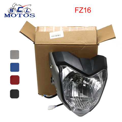 Фара для мотоцикла Sclmotos- FZ16 FZ 16, передняя фара для Yamaha FZ16 FZER150 YS150, 4 цвета ► Фото 1/6